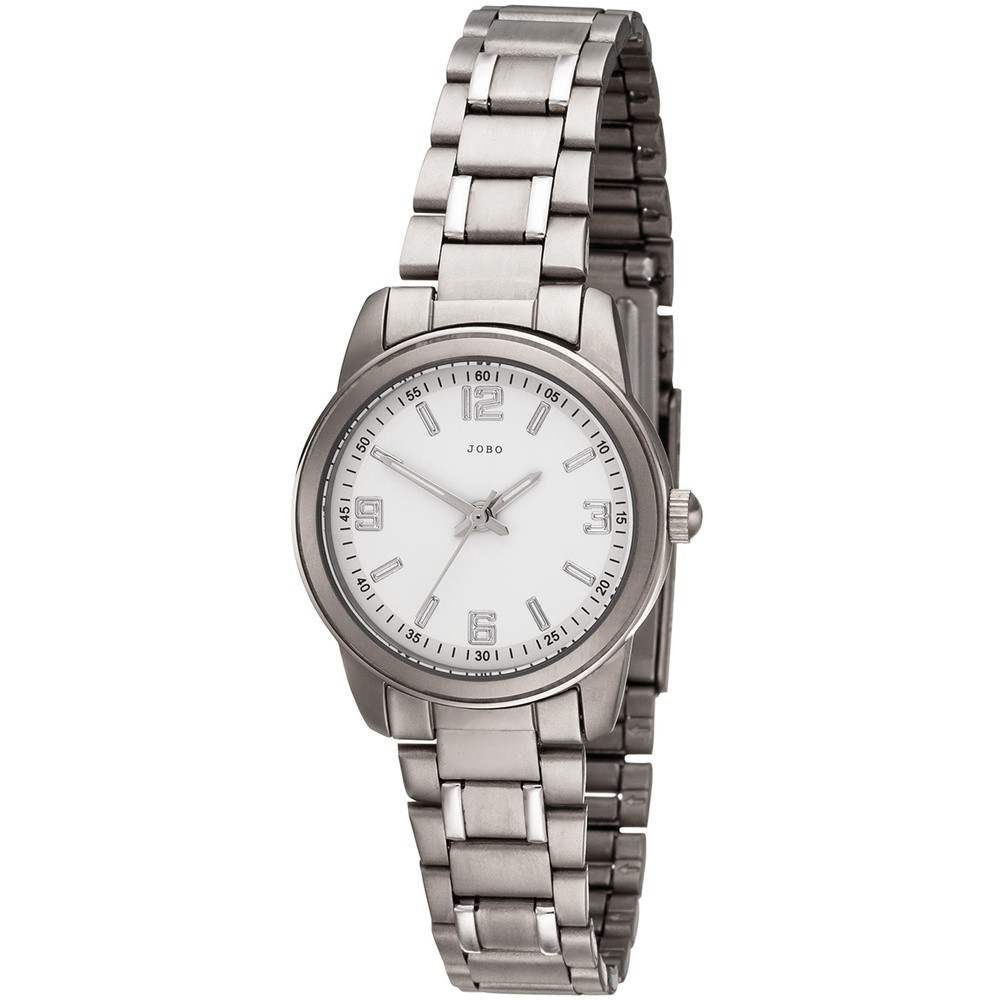 JOBO Damen Armbanduhr Quarz Analog Titan Damenuhr