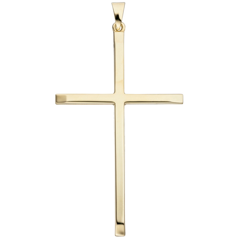 Anhänger Kreuz schmal 333 Gelbgold Kreuzanhänger Goldkreuz