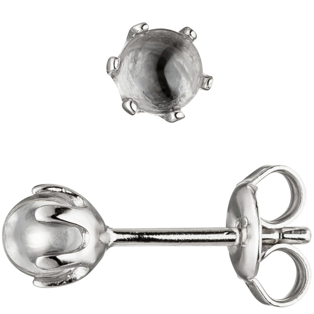 Ohrstecker 925 Sterling Silber 2 Zirkonia Ohrringe Silberohrringe