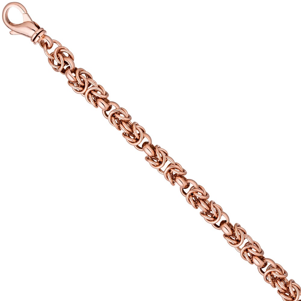 Armband 925 Sterling Silber rotgold vergoldet 20cm