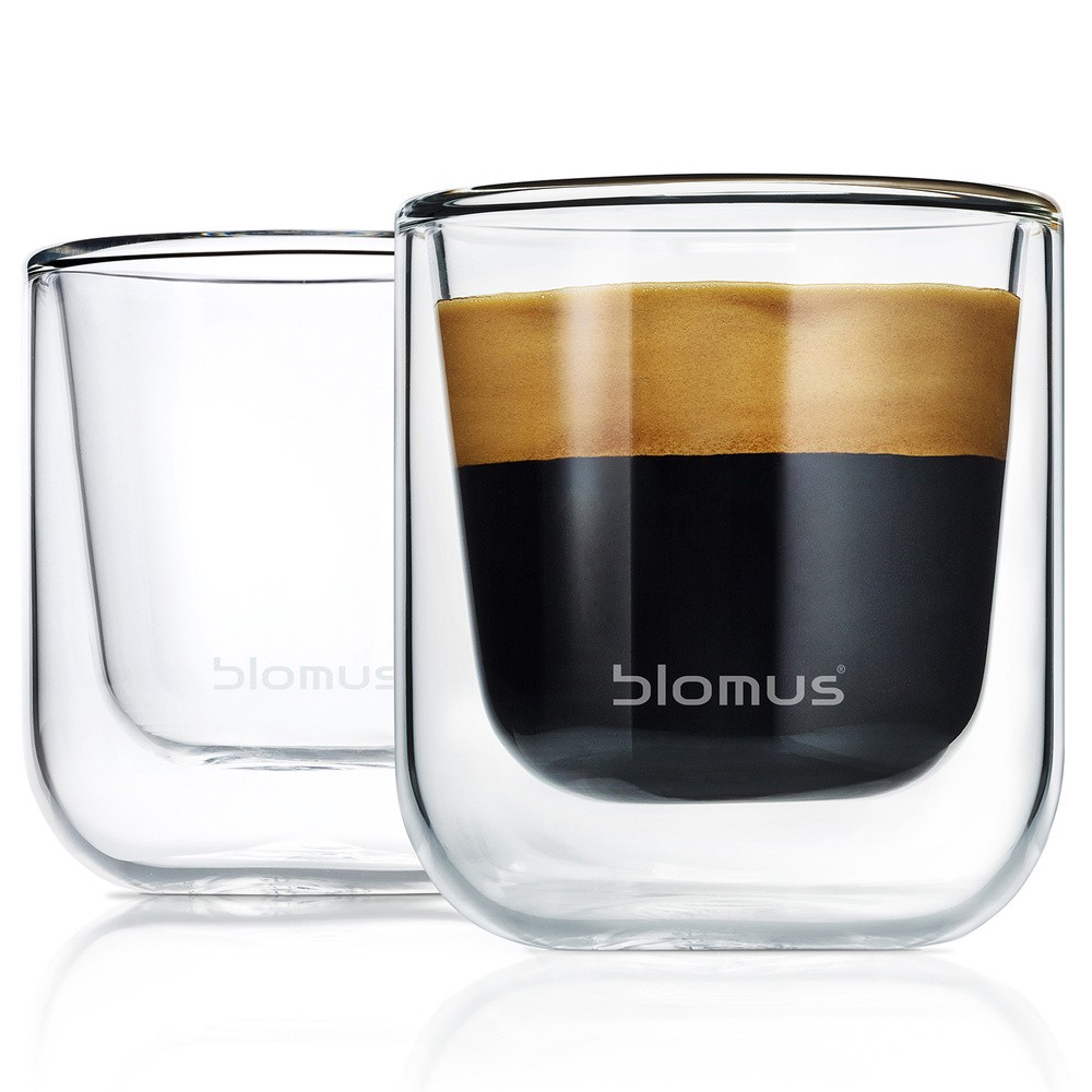 Thermo Gläser Espressogläser NERO 2-teiliges Set
