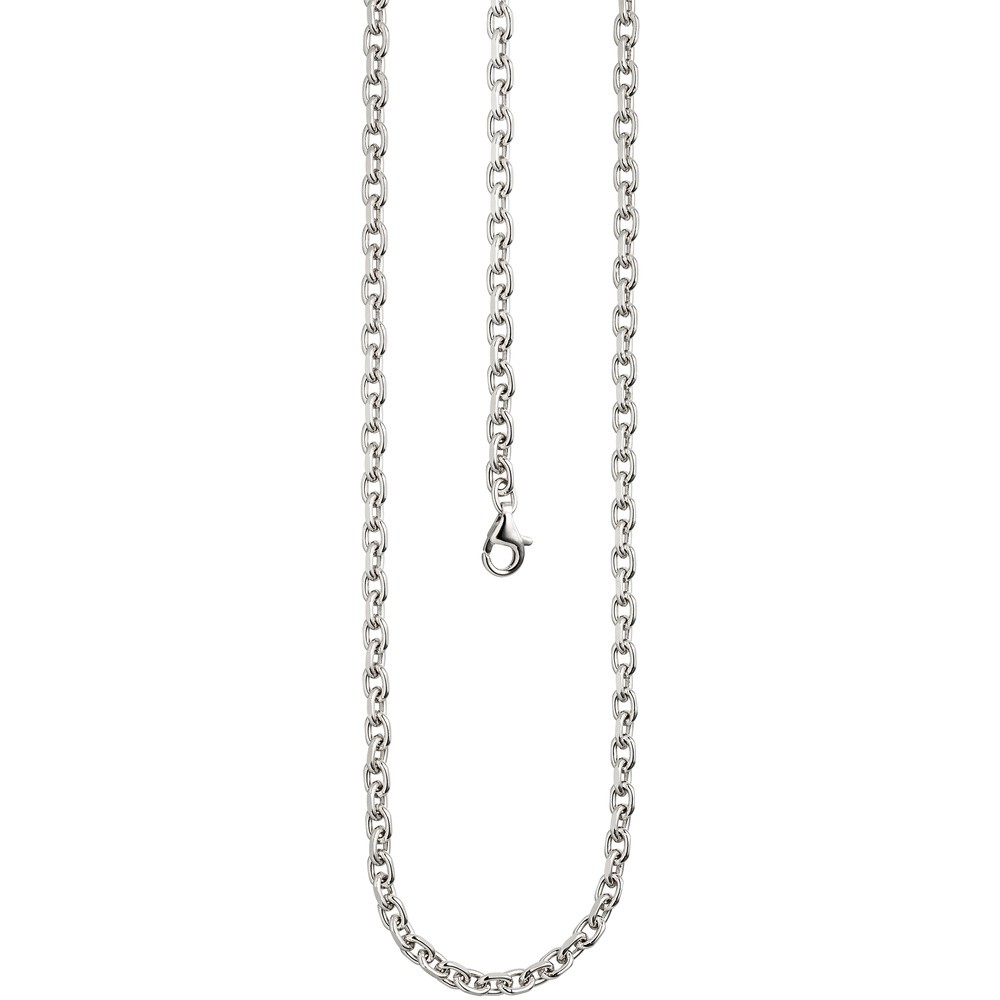 Ankerkette 925 Silber diamantiert 3,9mm 55cm