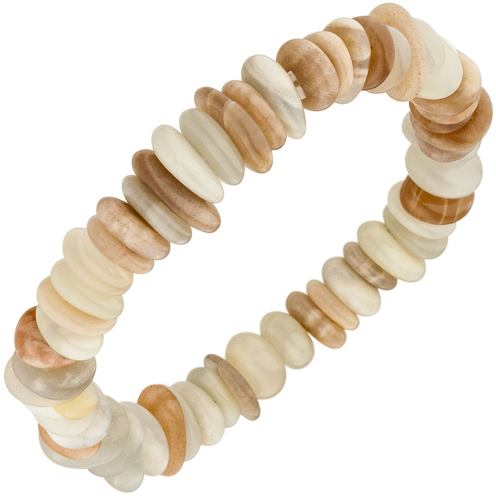 Armband Sonnenstein 19cm Sonnensteinarmband elastisch