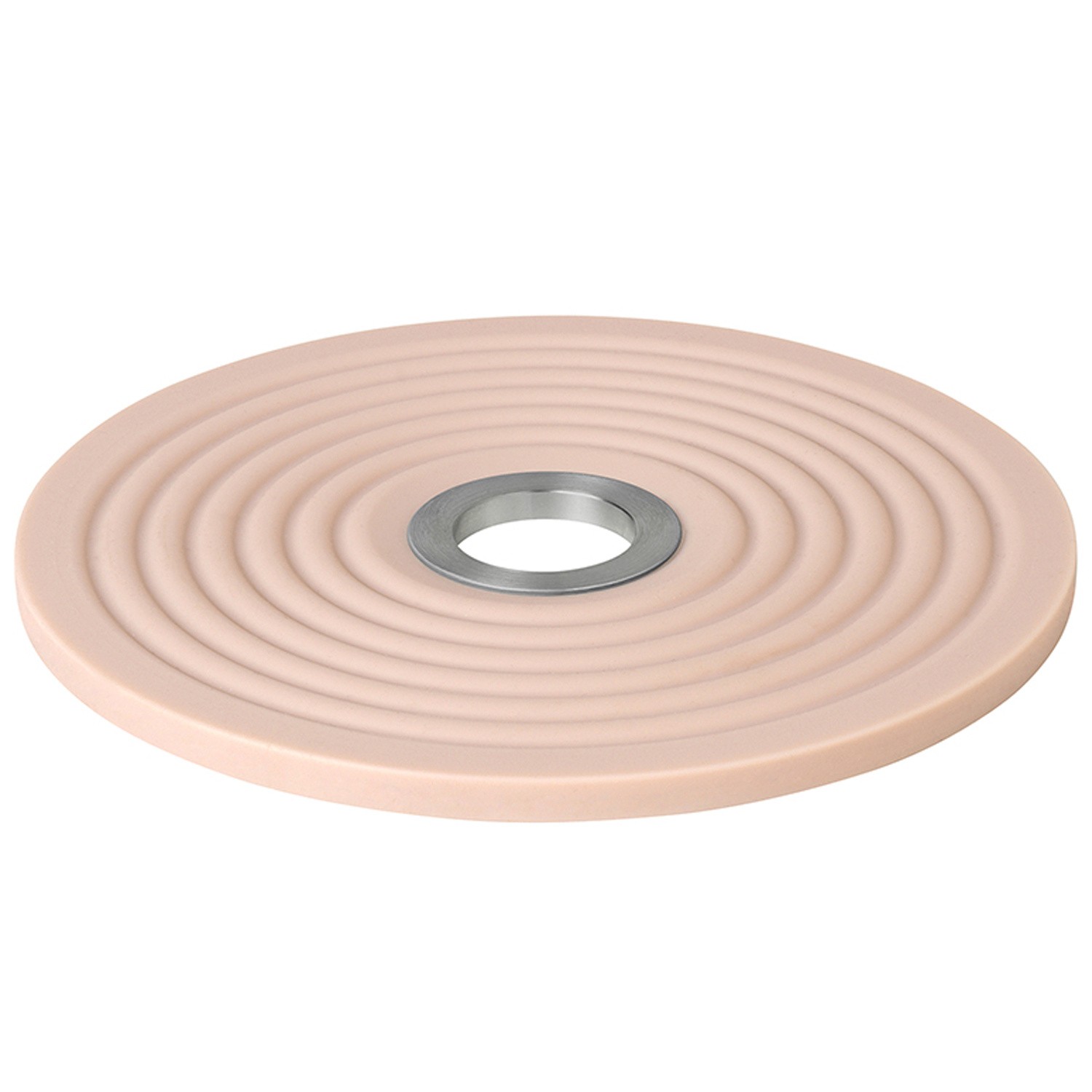 Untersetzer OOLONG Silikon mit Edelstahl Farbe Rose Dust