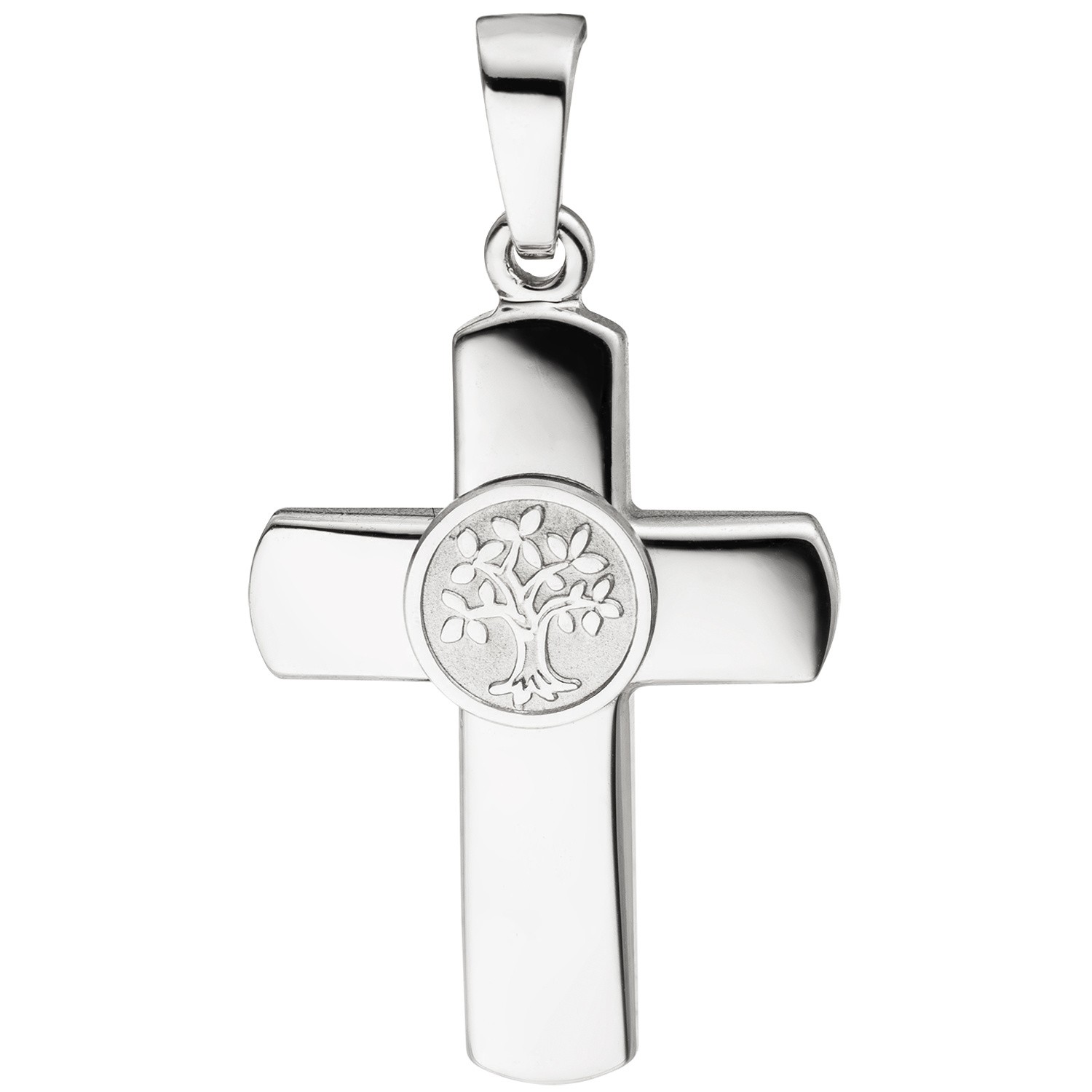 Anhänger Kreuz Lebensbaum 925 Sterling Silber