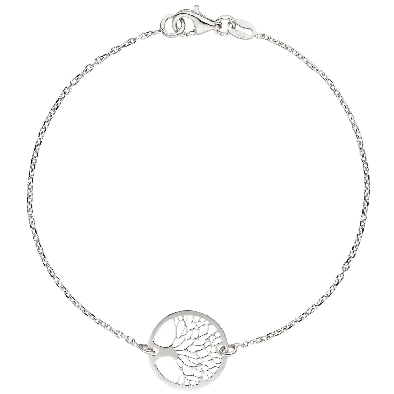 Armband Baum Lebensbaum Weltenbaum 925 Sterlingsilber 19cm