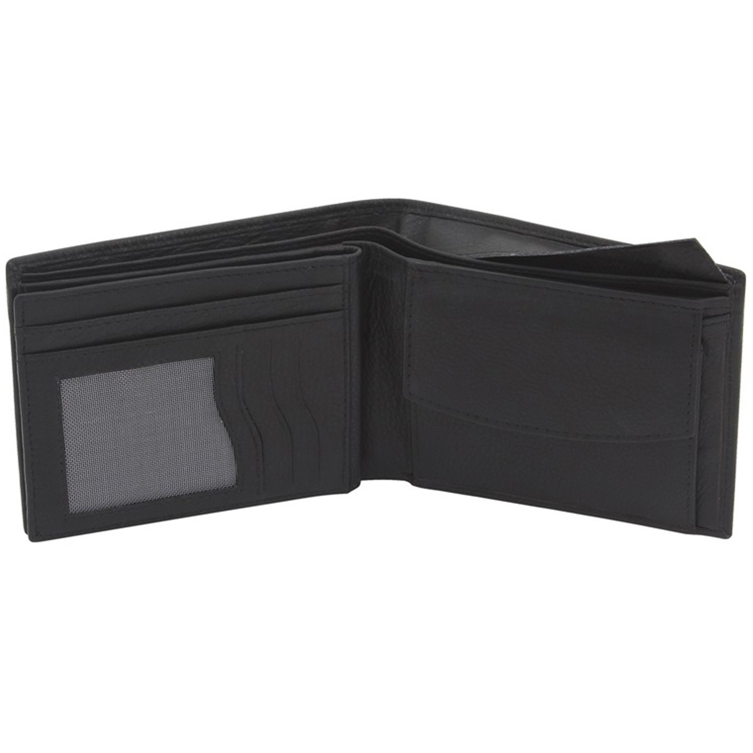 Scheintasche SECRET LINE schwarz Nappa Leder RFID Schutz
