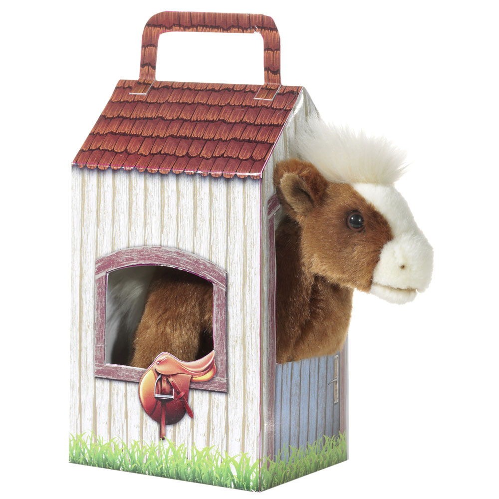 Mi Classico Kuscheltier Pferd im Stall 16cm