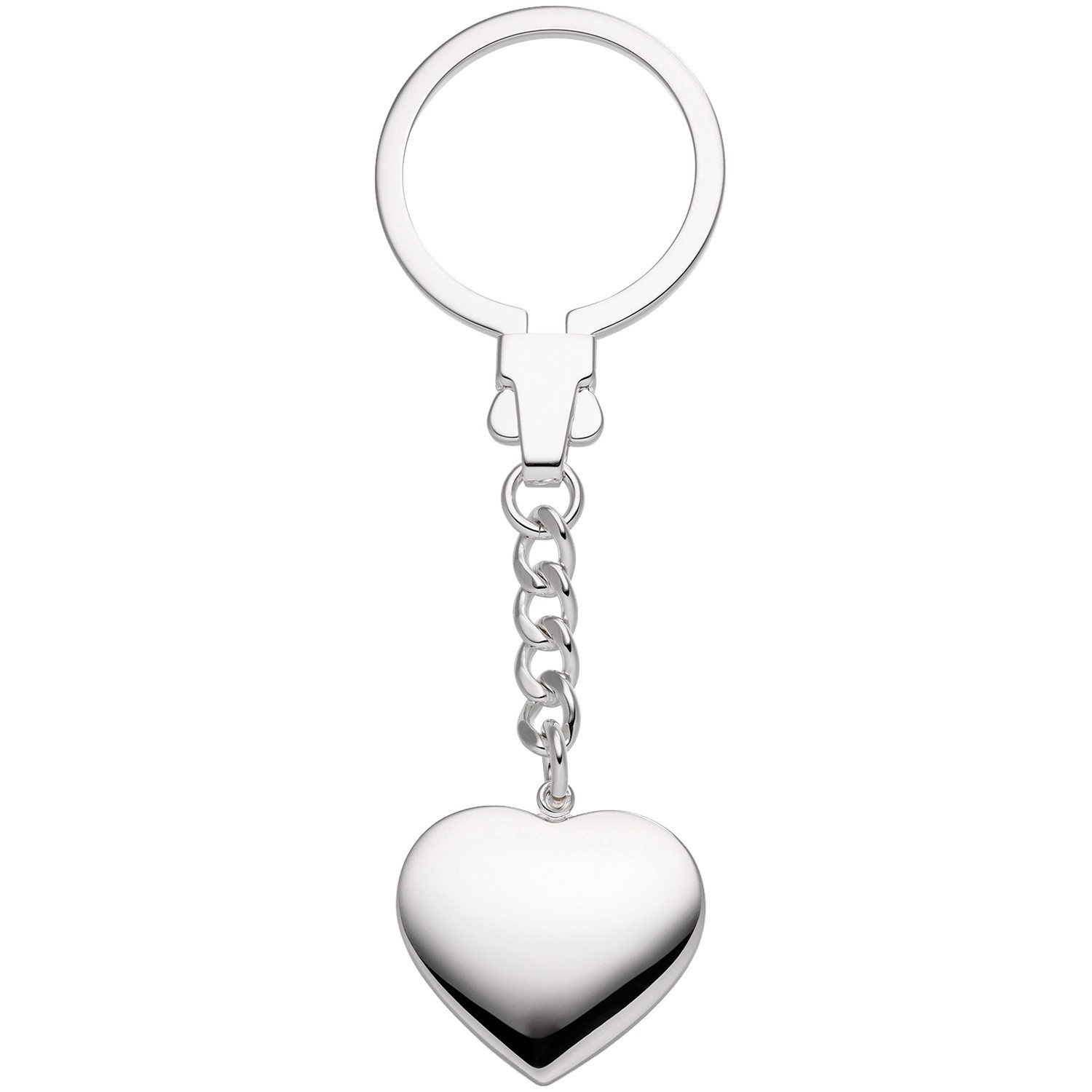 Schlüsselanhänger Herz 925 Sterling Silber