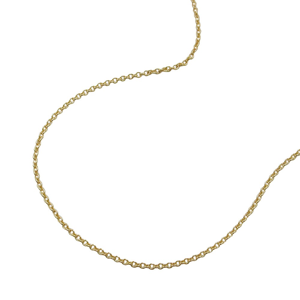 Halskette 45cm dünne AnkerHalskette 375 Gold