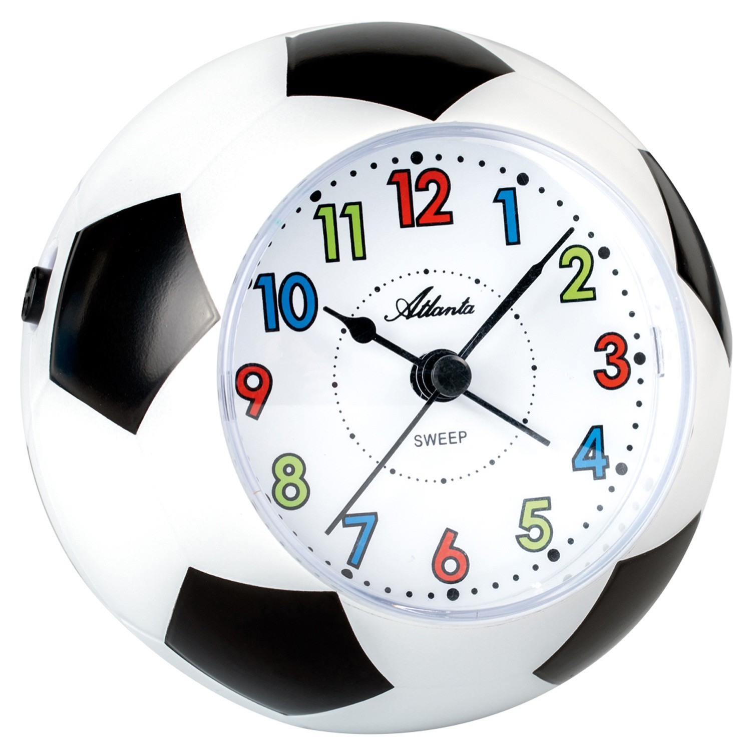 Wecker für Kinder Kinderwecker Fußball Fußballwecker leise