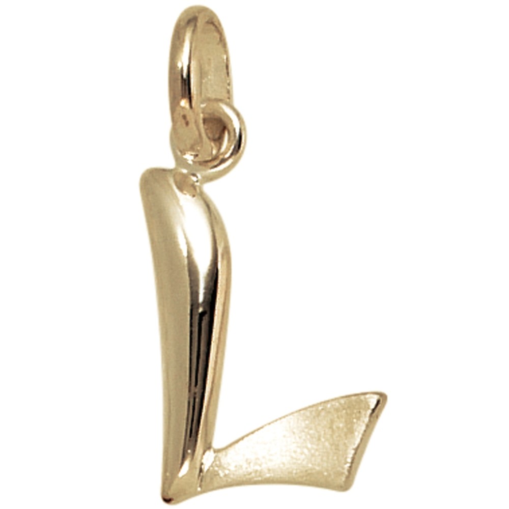 Anhänger Buchstabe L 375 Gelbgold Buchstabenanhänger