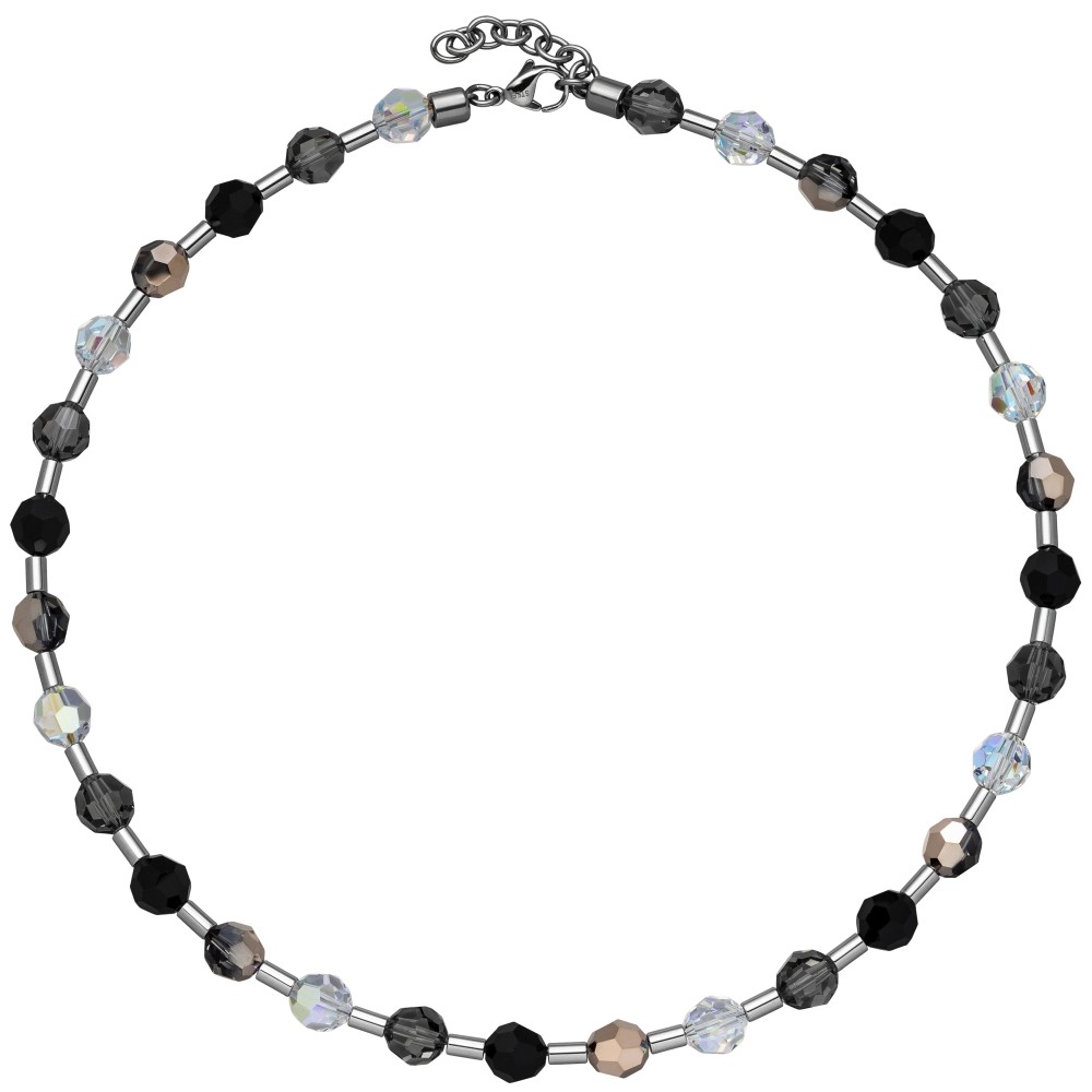 Collier Halskette SWAROVSKI® ELEMENTS mit Edelstahl 45cm Kette