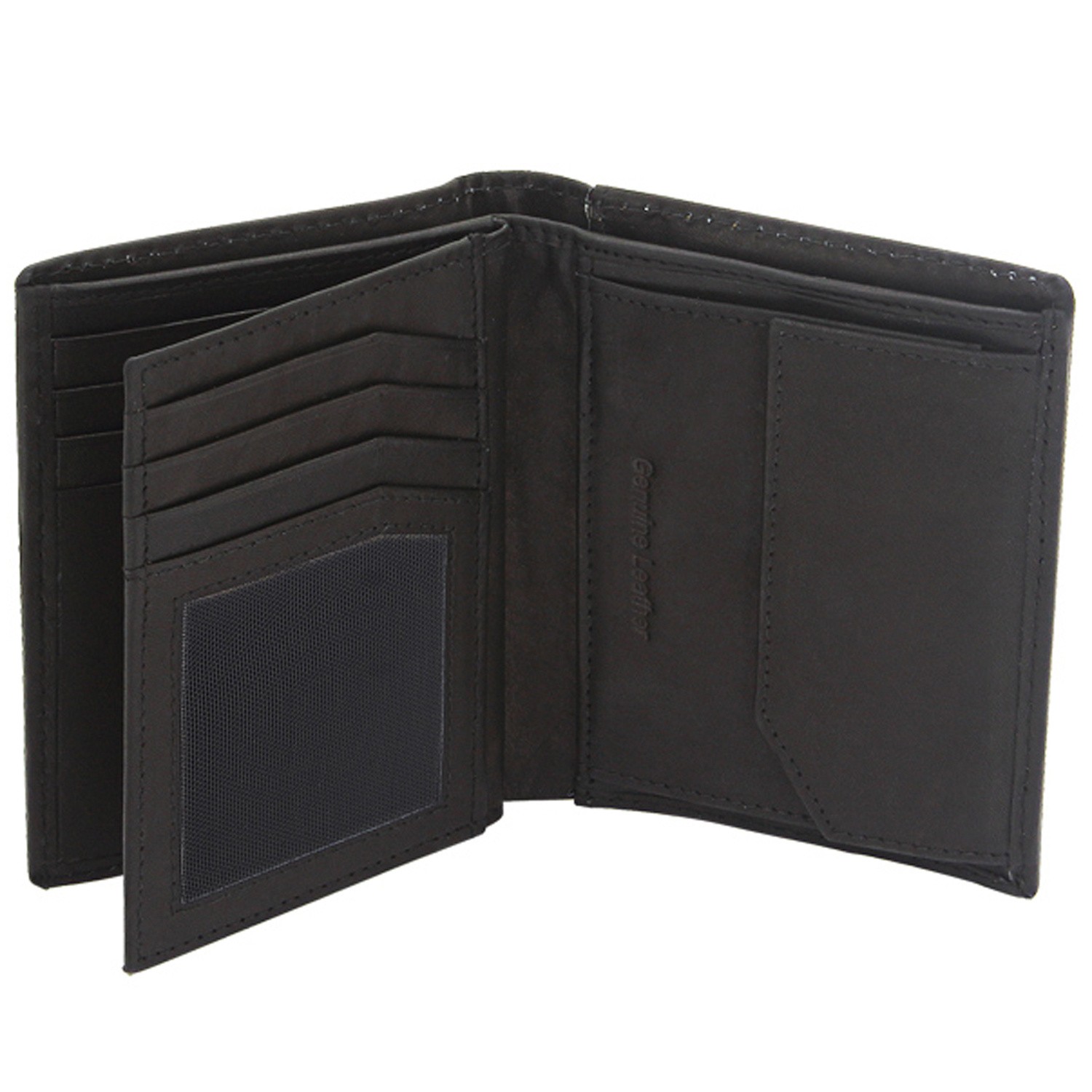 Geldbörse Leder schwarz RFID Schutz