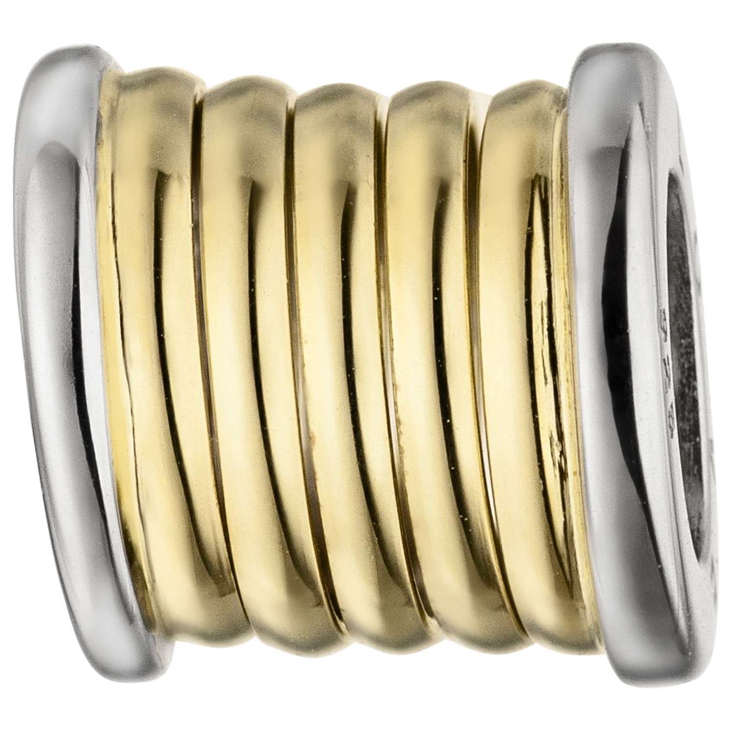 Anhänger LOVE 925er Sterling Silber bicolor vergoldet