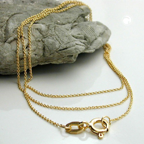Halskette 50cm AnkerHalskette rund 375 Gold