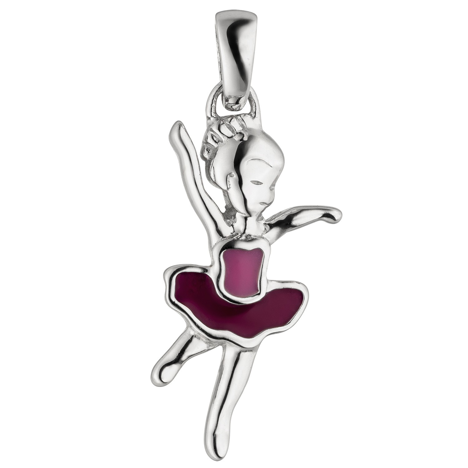 Kinder Anhänger Ballerina 925er Sterling Silber