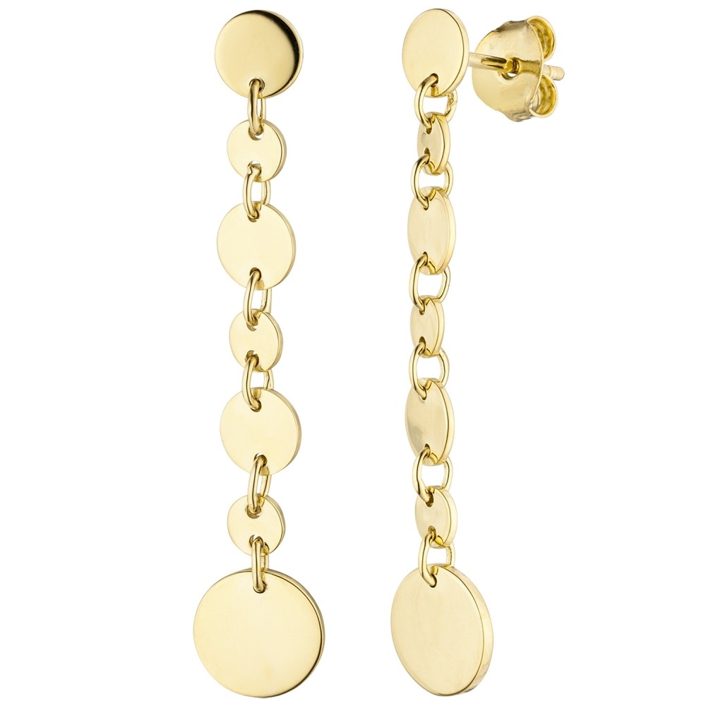 Ohrhänger 925 Sterlingsilber vergoldet Ohrringe