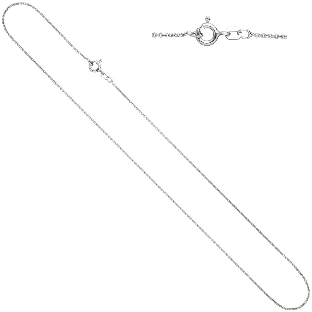 Ankerkette 925 Silber 1,1mm 45cm Kette Halskette Silberkette Federring