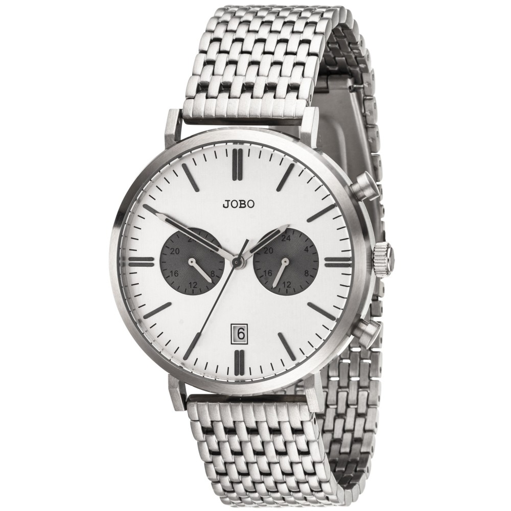 Herren Armbanduhr Quarz Analog Edelstahl Datum Herrenuhr