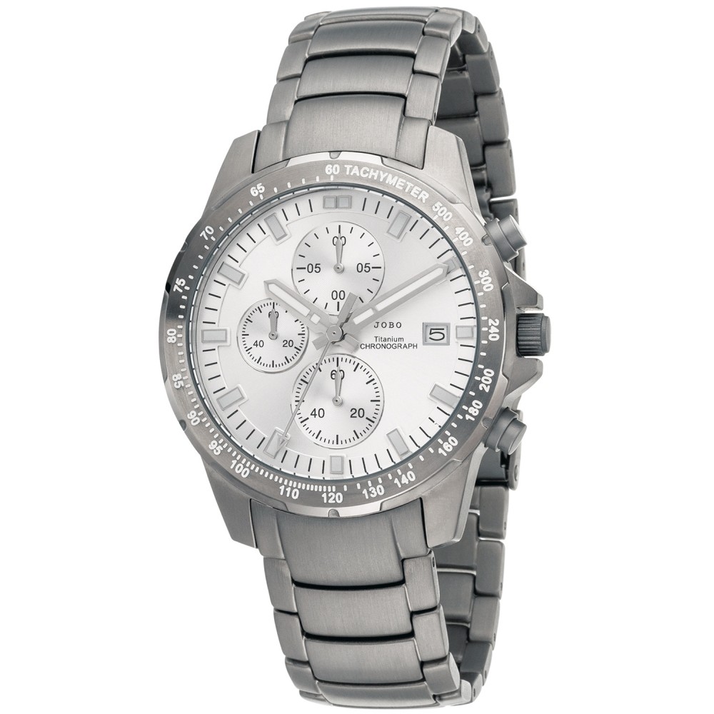 Herren Armbanduhr Quarz Chronograph Titan mit Datum