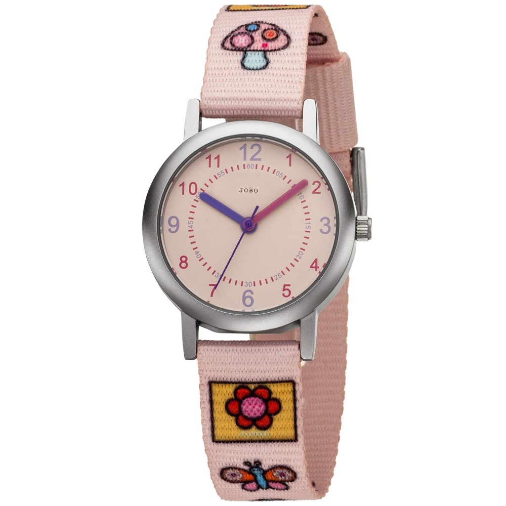 Kinder Armbanduhr Quarz Analog Kinderuhr rosa
