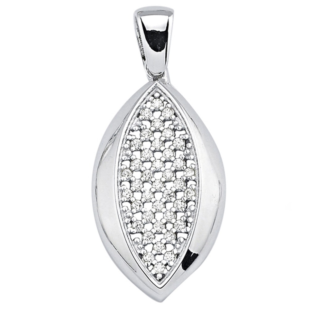 Anhänger 925 Sterlingsilber 39 Zirkonia Silberanhänger