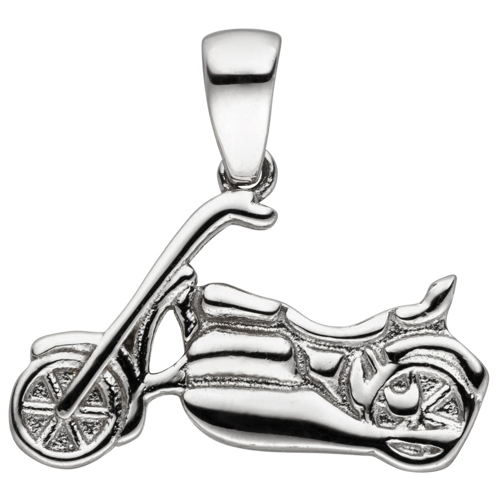 Anhänger Motorrad 925 Sterlingsilber Silberanhänger