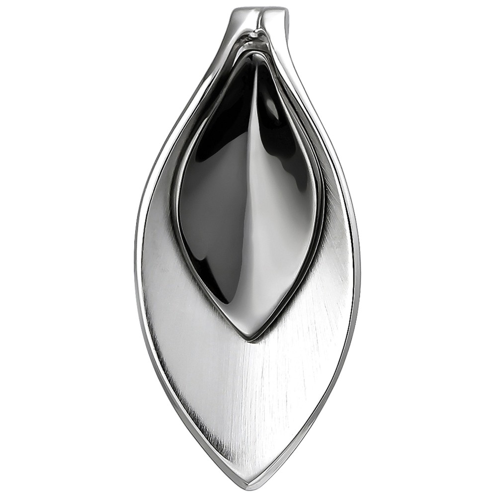 Anhänger 925 Sterlingsilber bicolor matt Silberanhänger