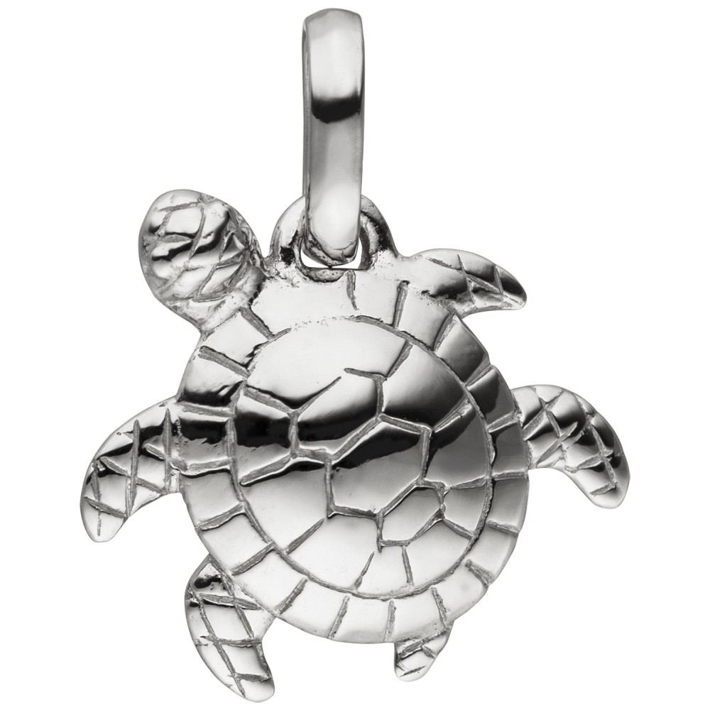 Anhänger Schildkröte 925 Sterlingsilber Silberanhänger