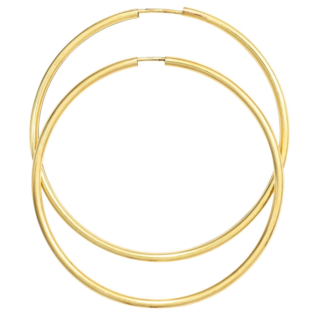 Creolen 585 Gelbgold Ohrringe Goldohrringe