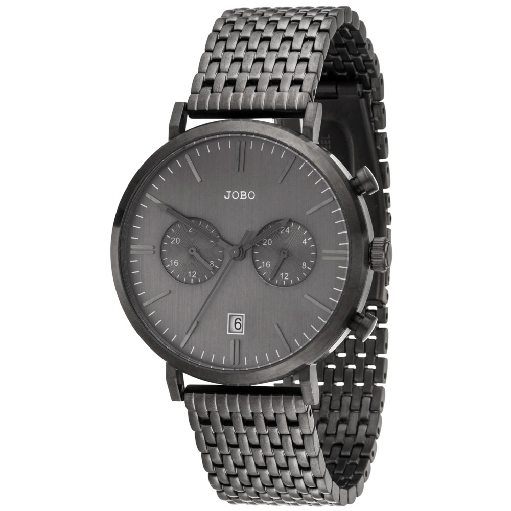 Herren Armbanduhr Quarz Analog Edelstahl Datum Herrenuhr