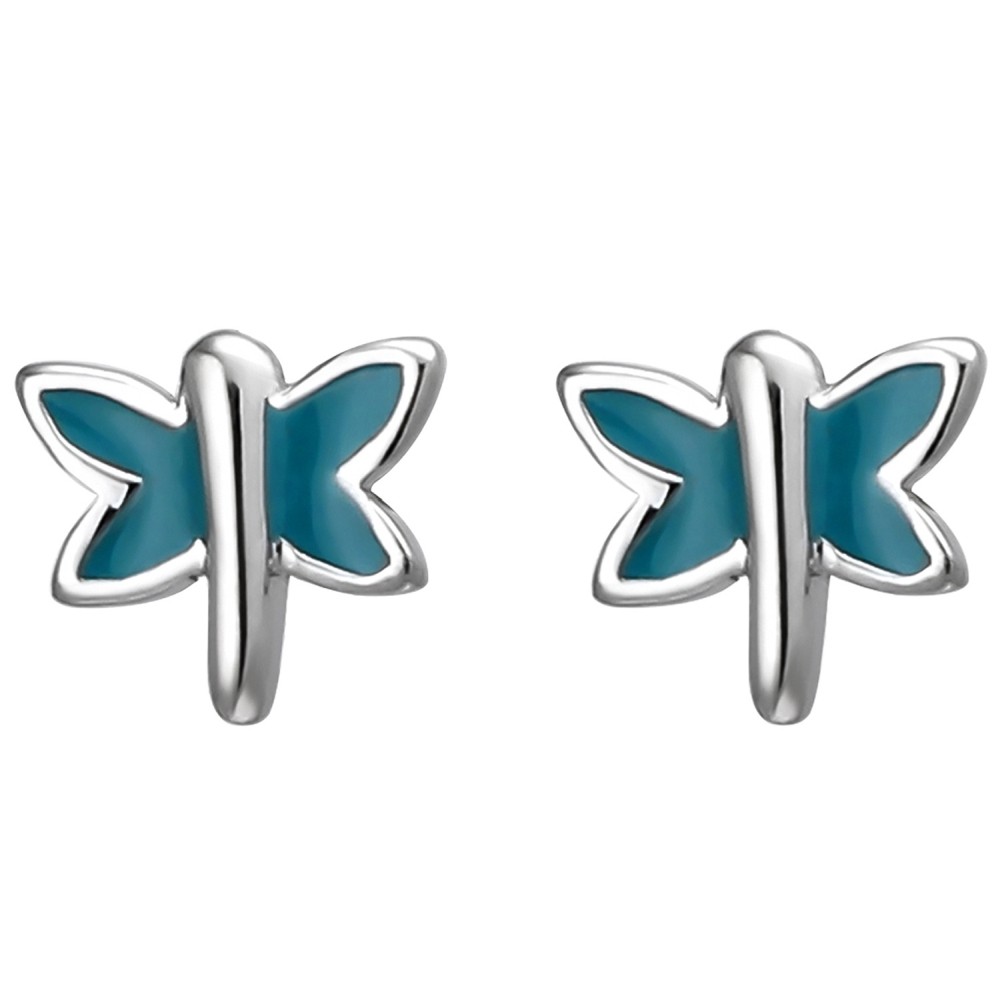 Kinder Ohrstecker Schmetterling 925 Sterlingsilber Ohrringe