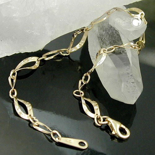 Armband Fantasie gemustert 375 Gold