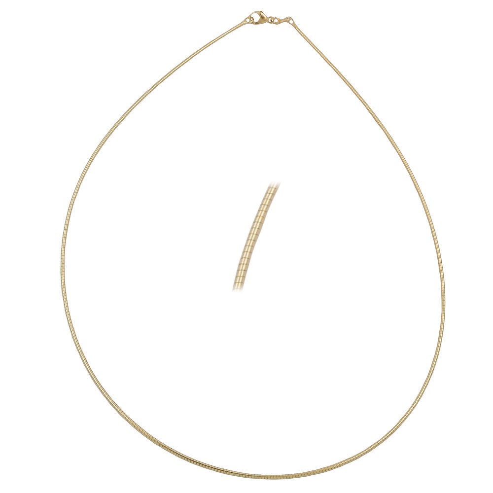 Halskette RundHalskette 45cm 375 Gold