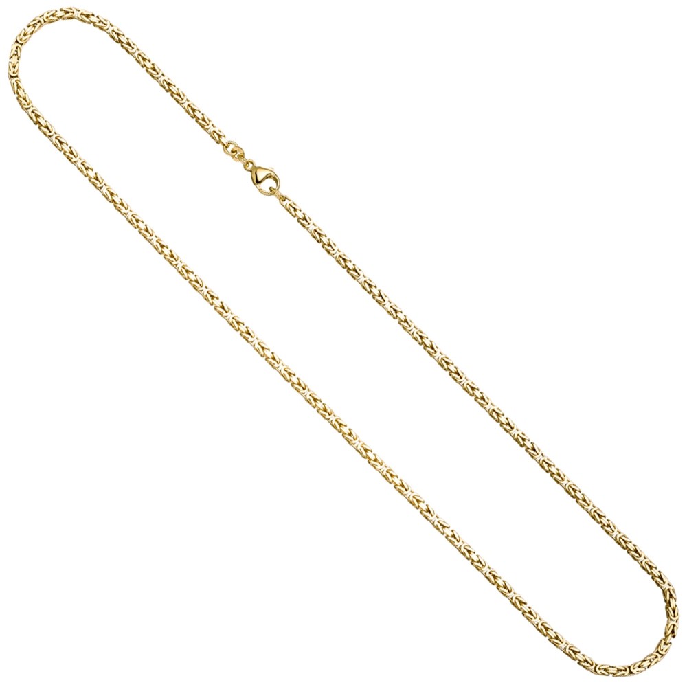 Königskette 333 Gold Gelbgold massiv 55 cm Kette Halskette