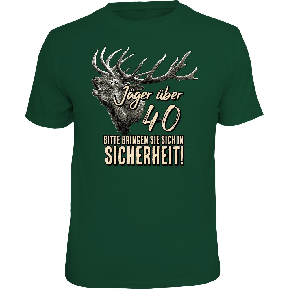 Fun T-Shirt - Jäger über 40
