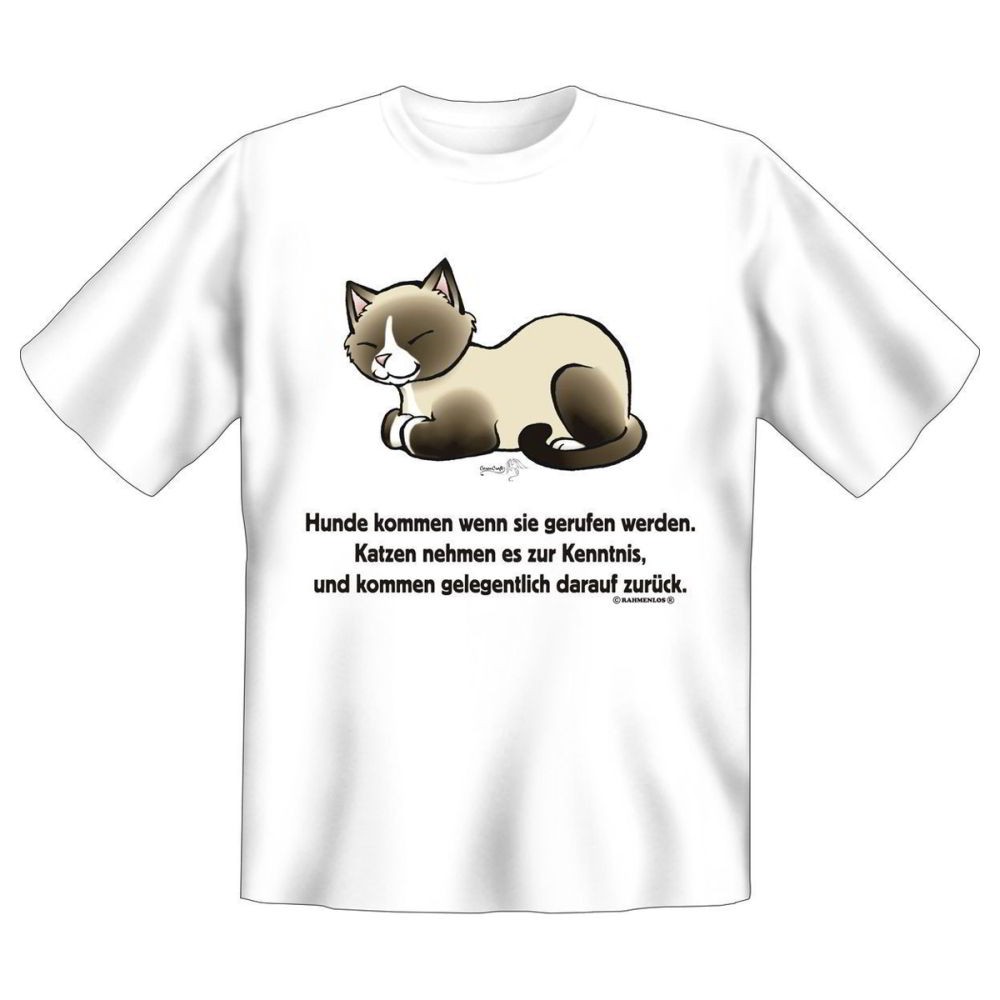Fun T-Shirt Hunde kommen