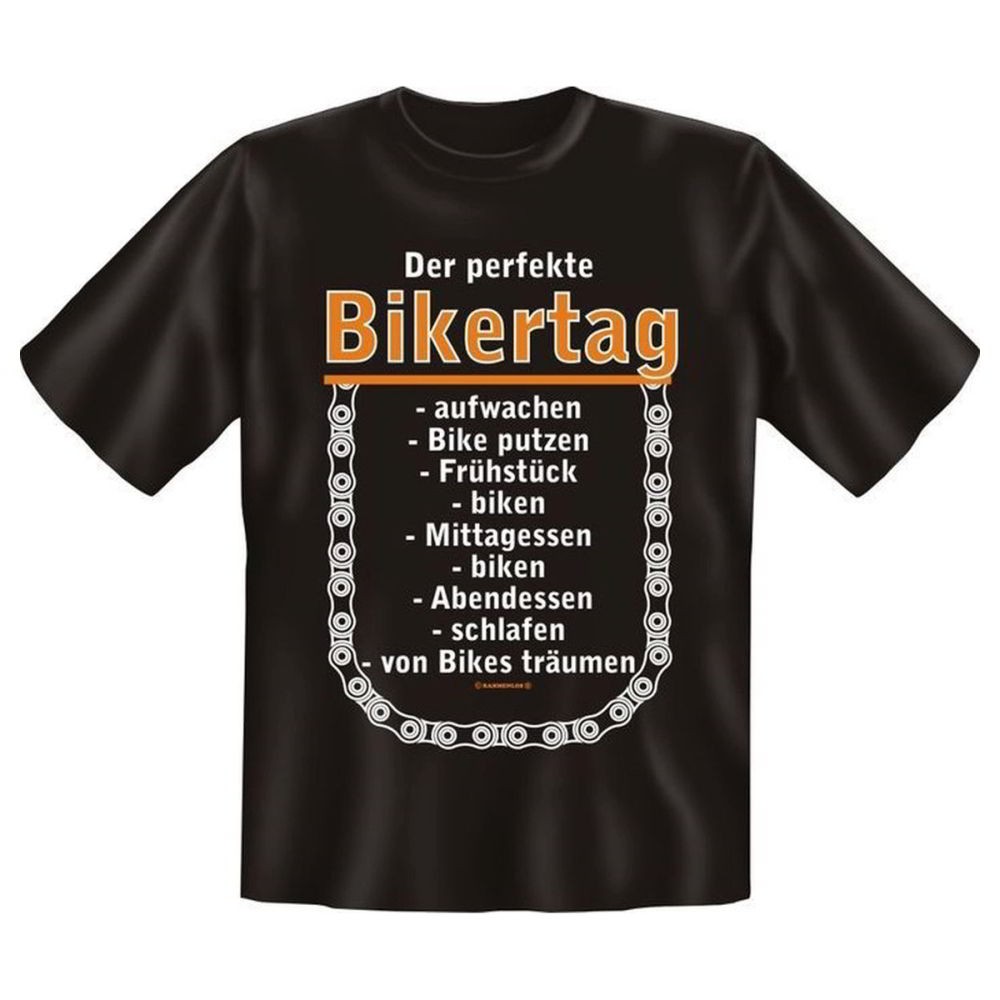 Fun T-Shirt Bad Bone Biker Tag