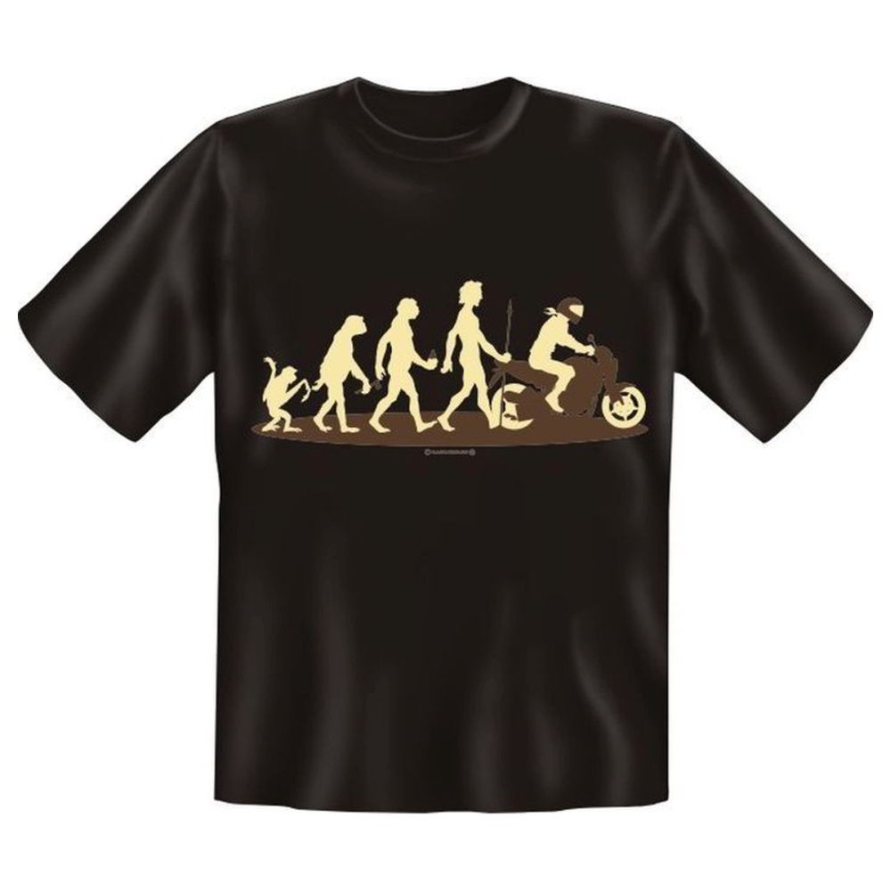 Fun T-Shirt Evolution zum Biker