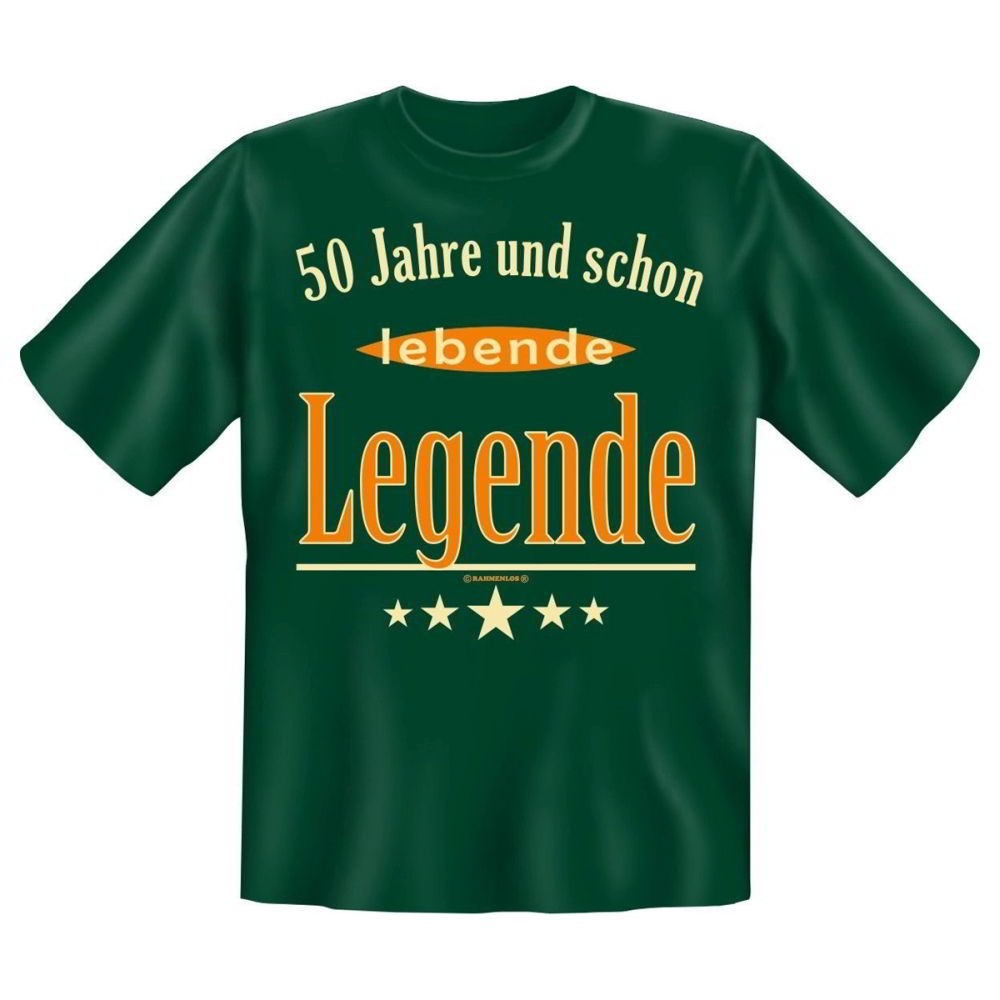 Fun T-Shirt lebende Legende - 50 Jahre