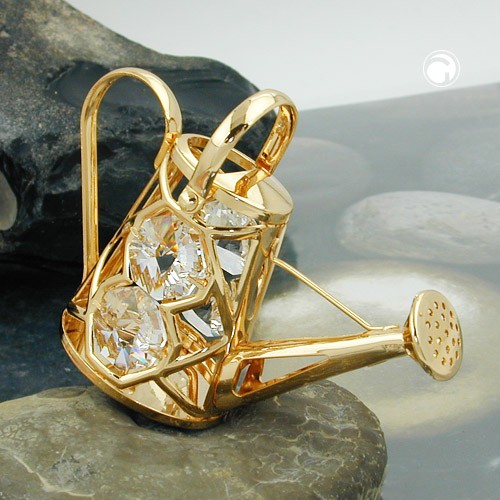 Gießkanne mit Glas-Steinen