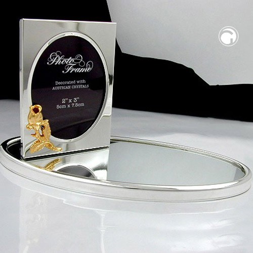 Bilderrahmen mit Spiegel-Stellfläche