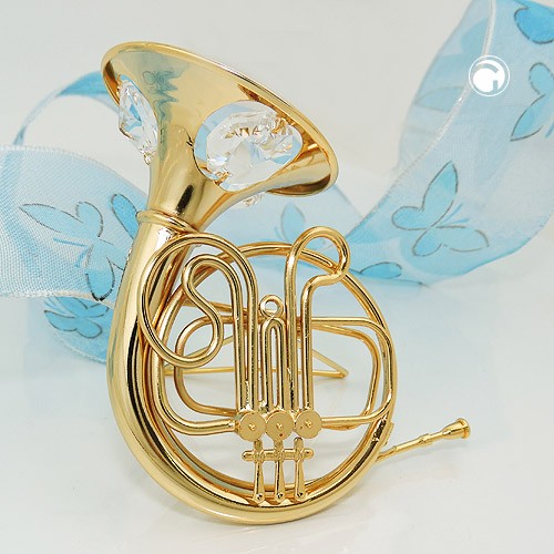 Waldhorn mit Glas-Steinen