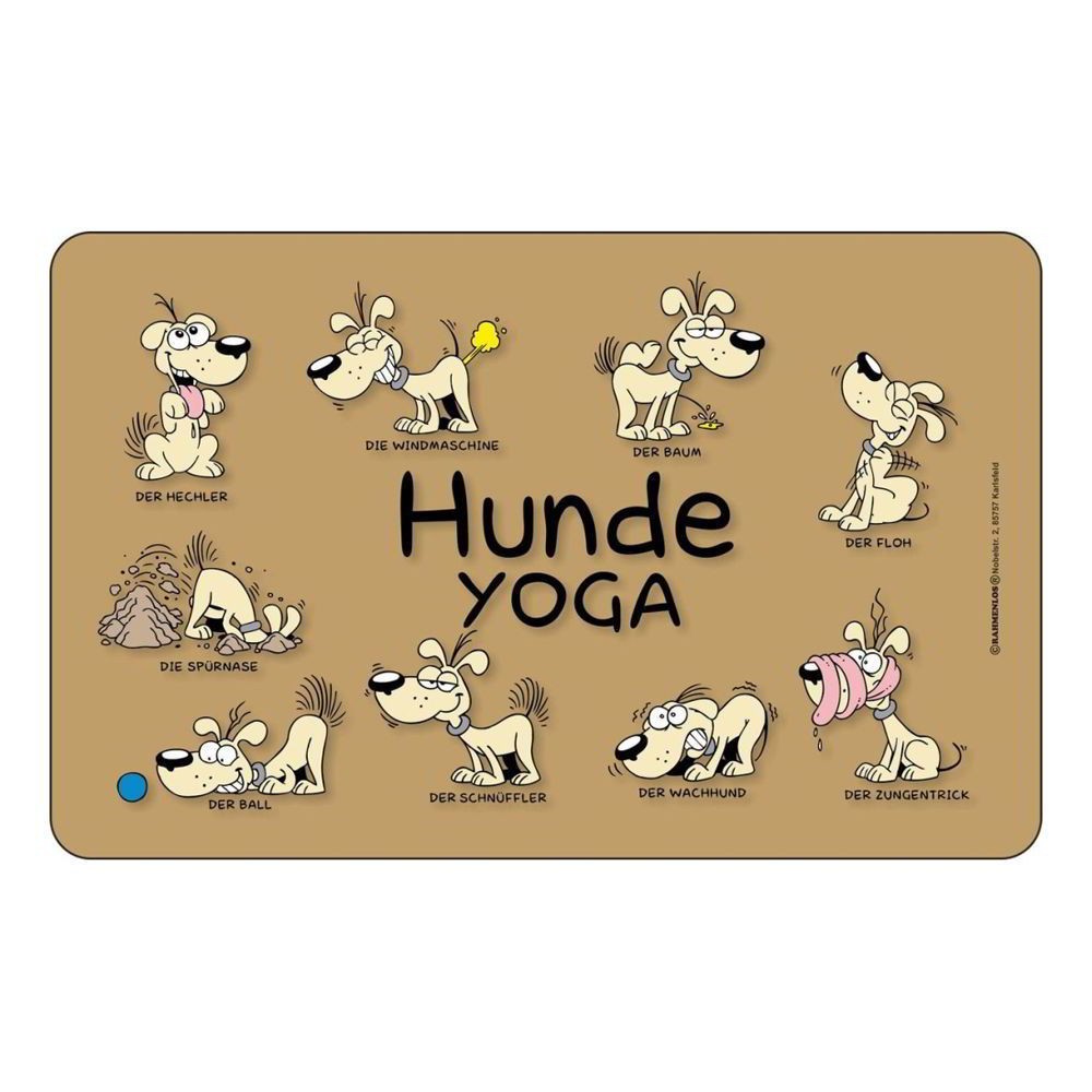 Frühstücksbrettchen Brett - Hundeyoga