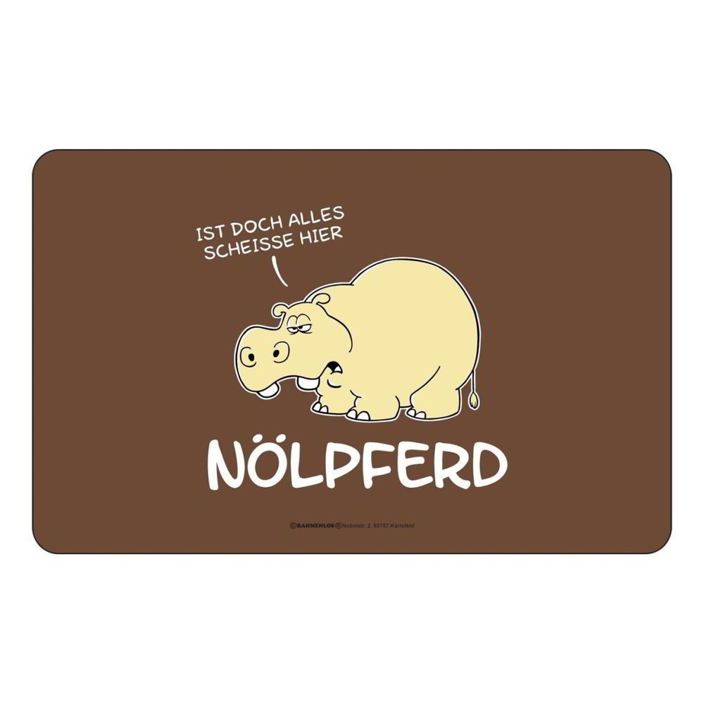 Frühstücksbrettchen Brett - Nölpferd