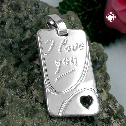 Anhänger I love you 925 Sterlingsilber
