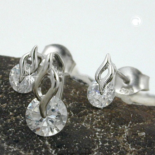 Set Anhänger und Ohrstecker 925 Sterlingsilber
