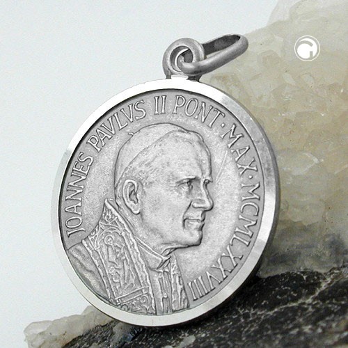 Anhänger Papst Johannes Paul II 925 Sterlingsilber
