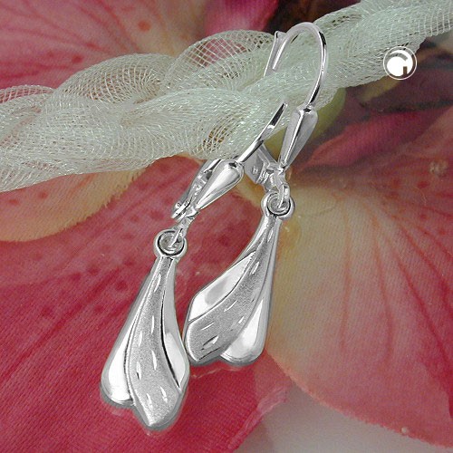 Ohrring diamantiert 925 Sterlingsilber